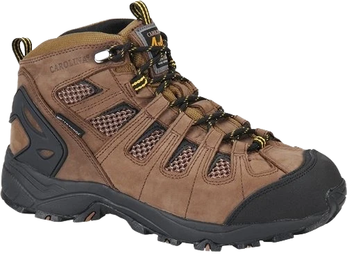 Crafted Carolina Men's Quad Dark Brown Waterproof Hiker Boots Size 8.5D Breathable