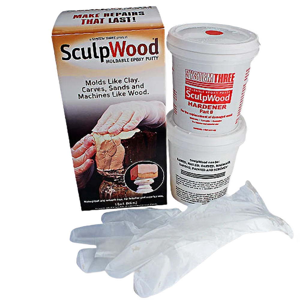 Relaxed System Three Sculpwood Putty 1 Quart Sustainable