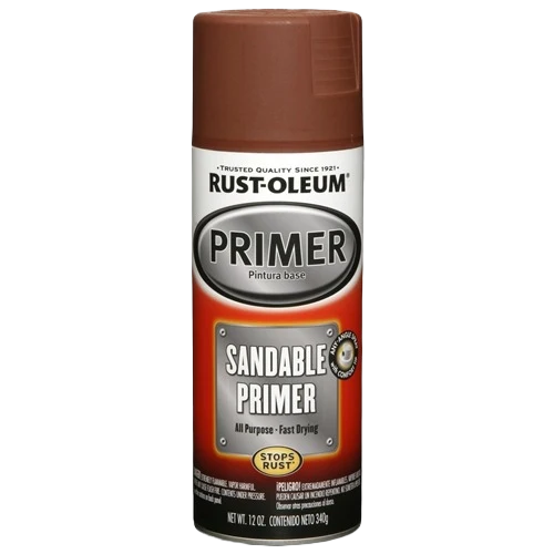 Classic Rust-Oleum Auto Red Sandable Primer 12 oz. Authentic