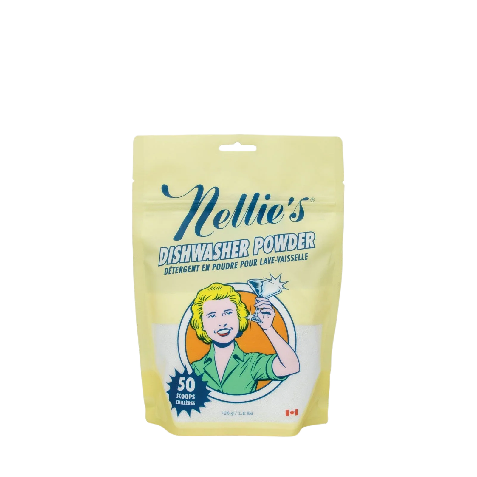 Dependable Nellie's Dishwasher Powder Pouch 50 Scoops Specialty