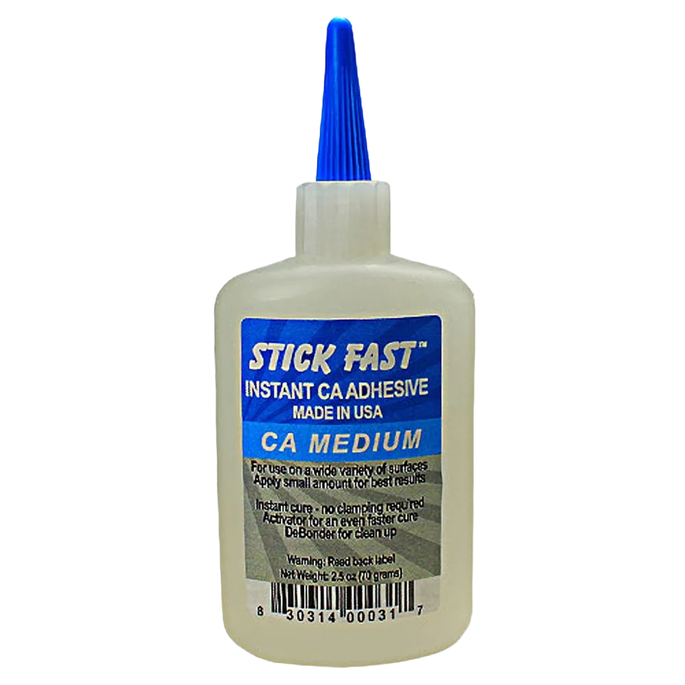 Green Stick Fast Medium CA Glue 2.5 Ounce High-Quality