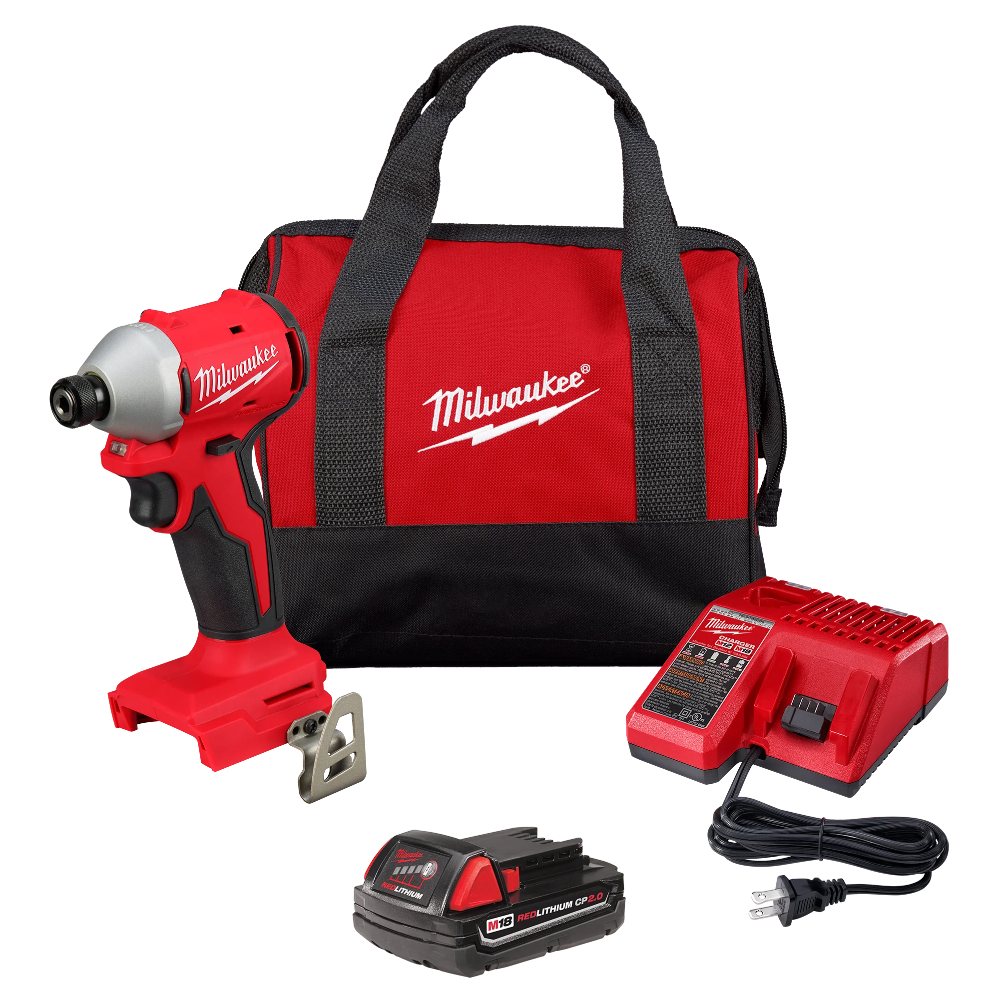 Versatile Milwaukee M18™ Compact Brushless 1 4 Hex Impact Driver Kit Exclusive