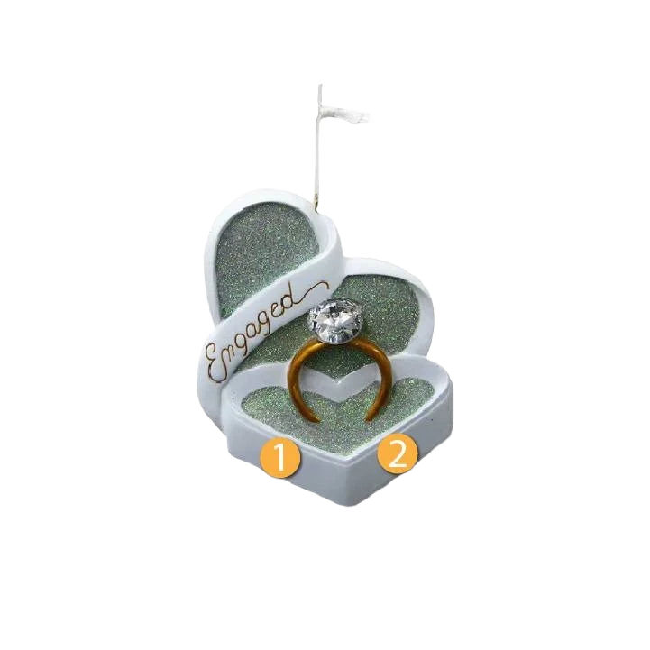 Natural Kurt S. Adler Personalized Engagement Ring Ornament Practical