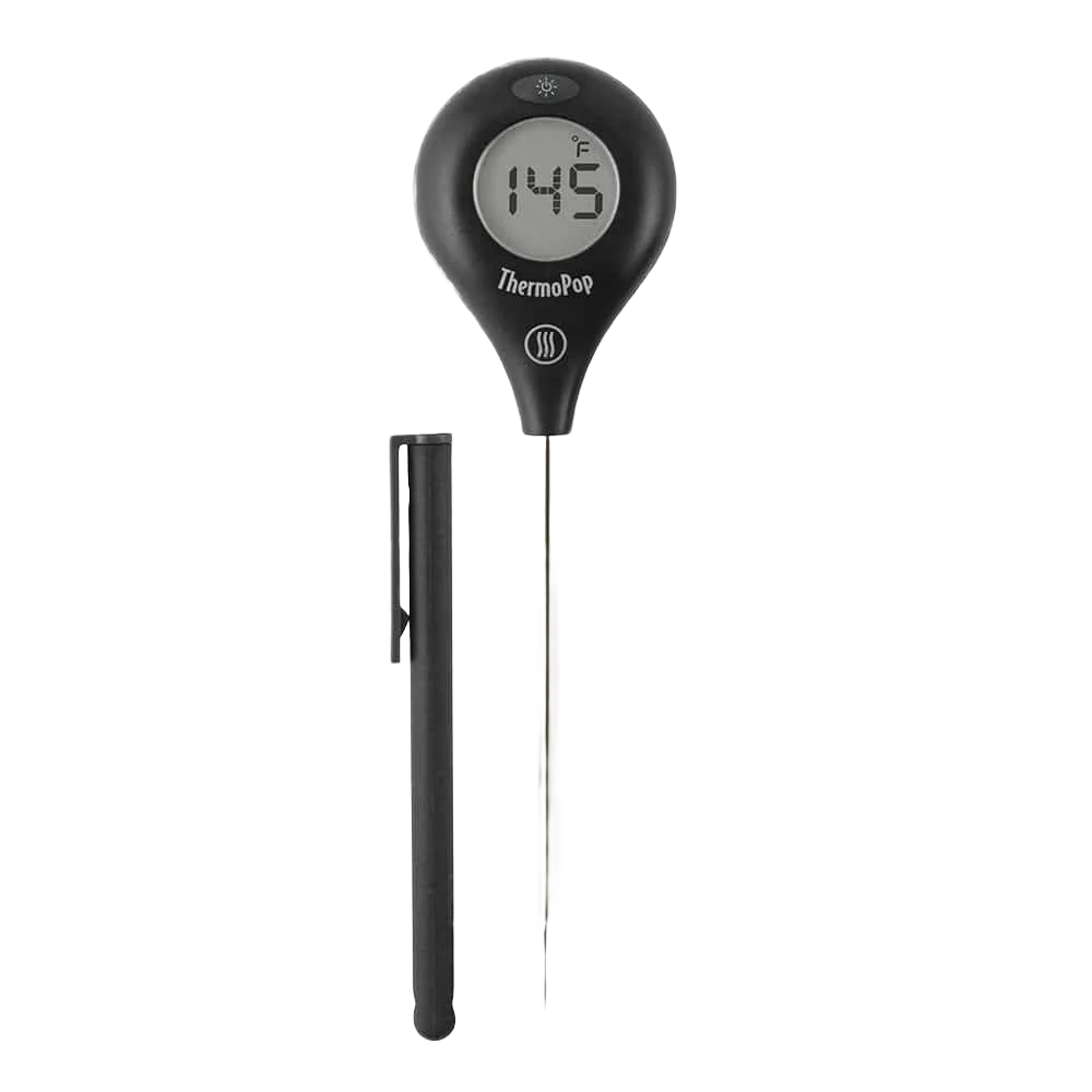 Functional ThermoWorks Black ThermoPop 7 in. Eco-Friendly