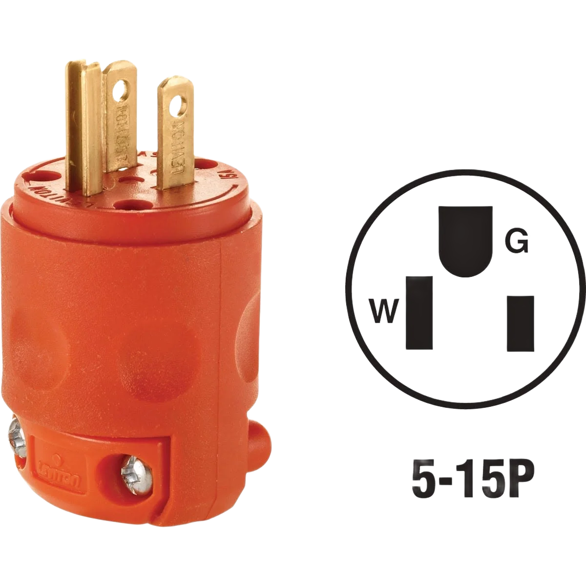 Relaxed Leviton Orange Residential Grade Cord Plug Exceptional