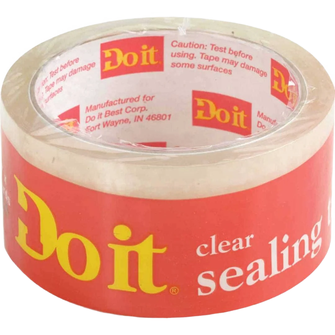 Lightweight Do it 1.9 in. x 55 yd. Clear Packing Tape Fast