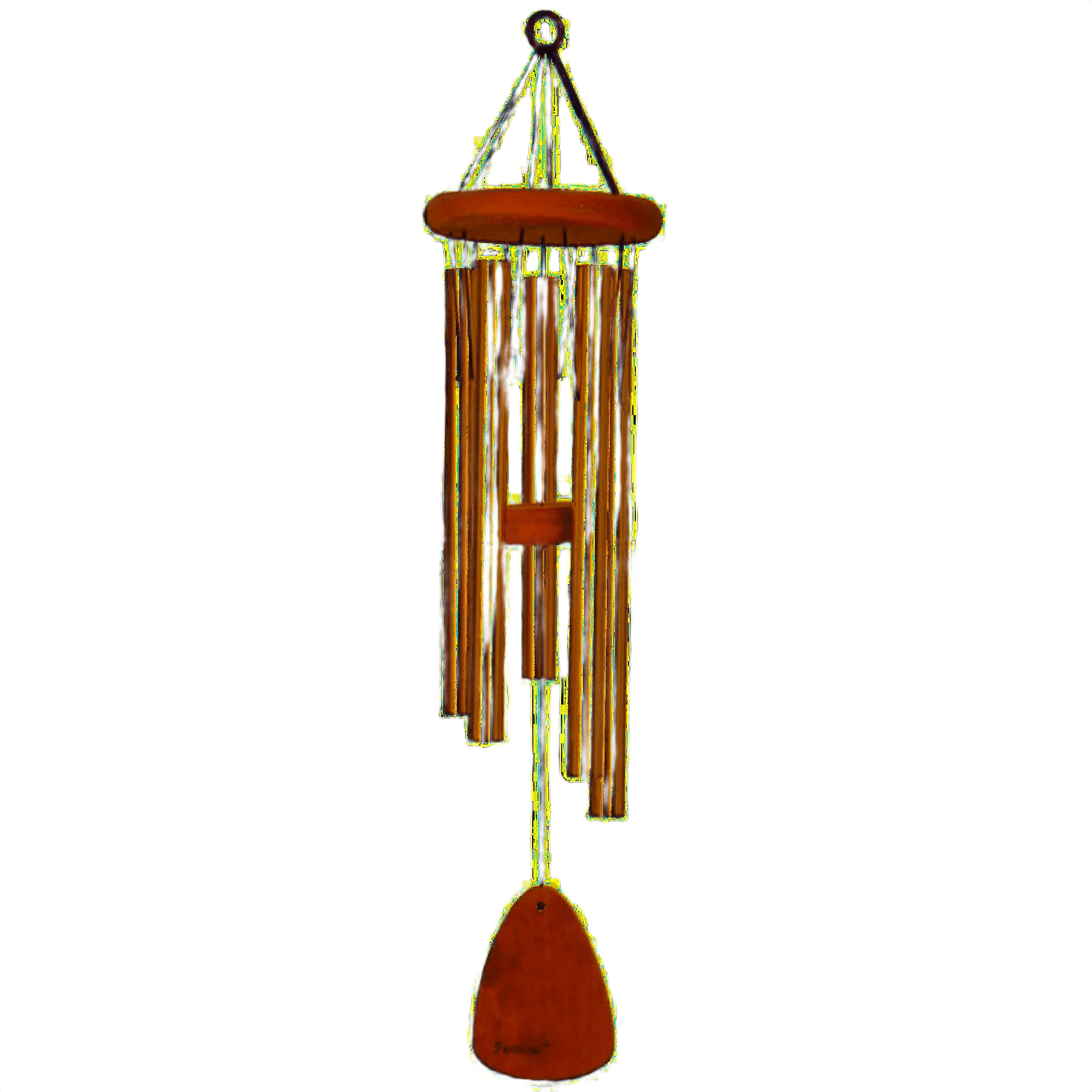 Unique Majesty Bells Festival Bronze Scale of B Flat Wind Chime 28 in. Pure