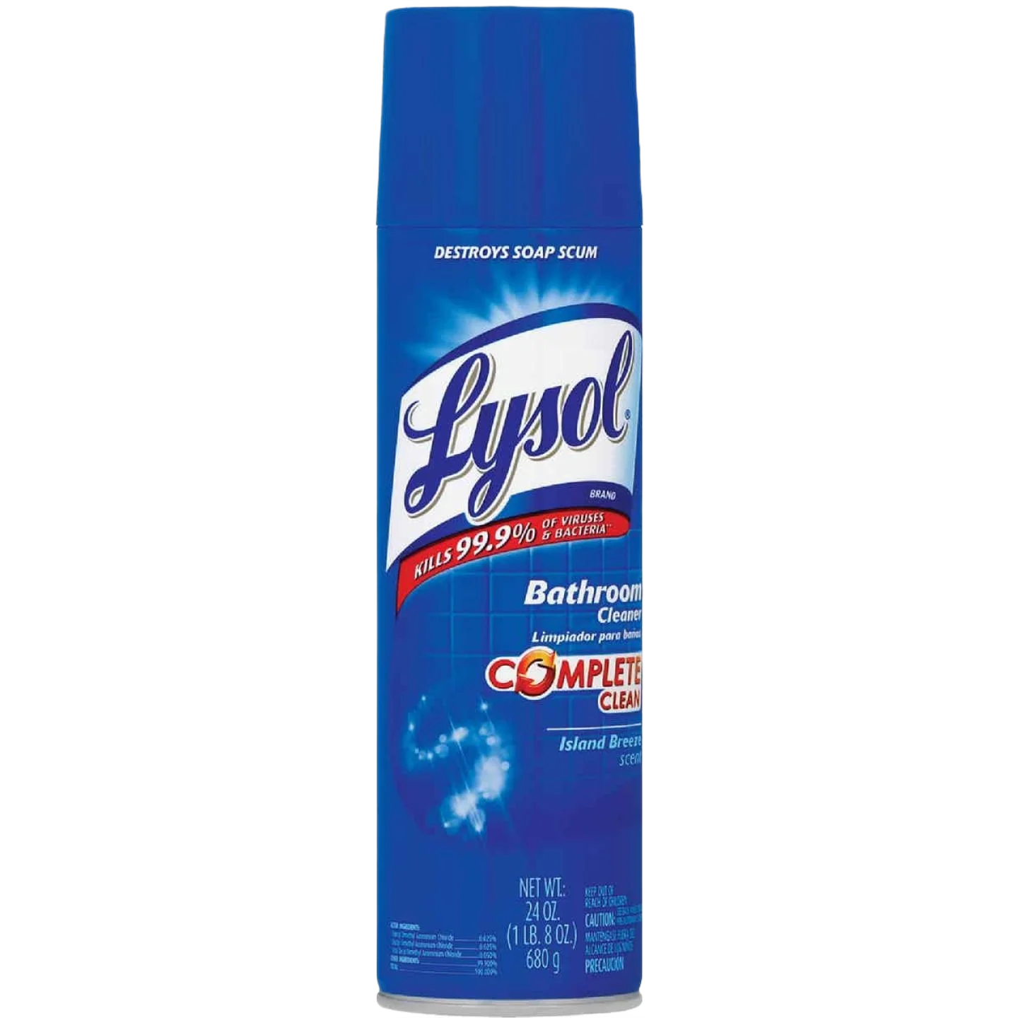 Casual Lysol Complete Bathroom Cleaner Aerosol Spray 24 oz. Exceptional