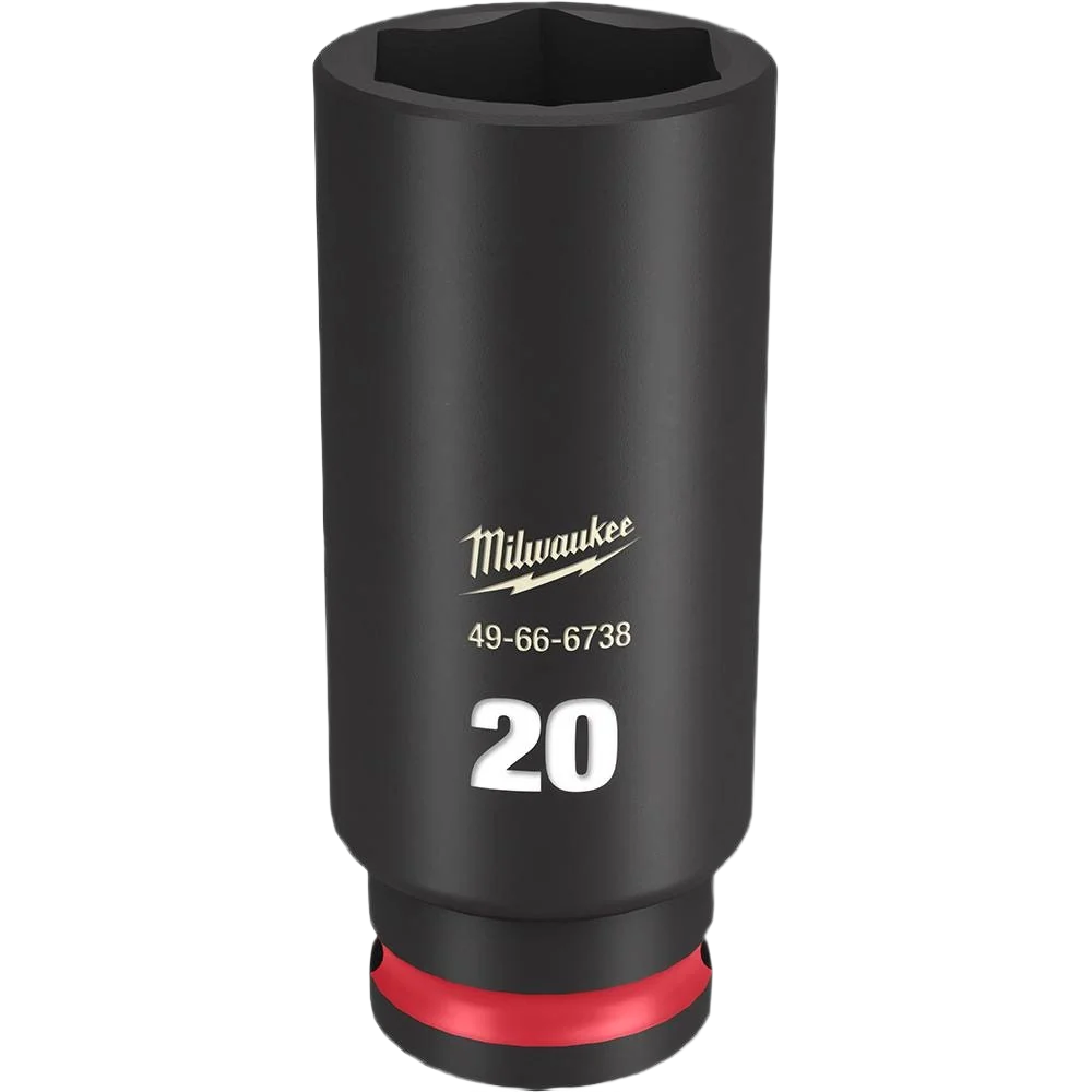 Durable Milwaukee SHOCKWAVE™ Impact Duty™ 3 8 Drive 20-mm 6-Point Socket Fast