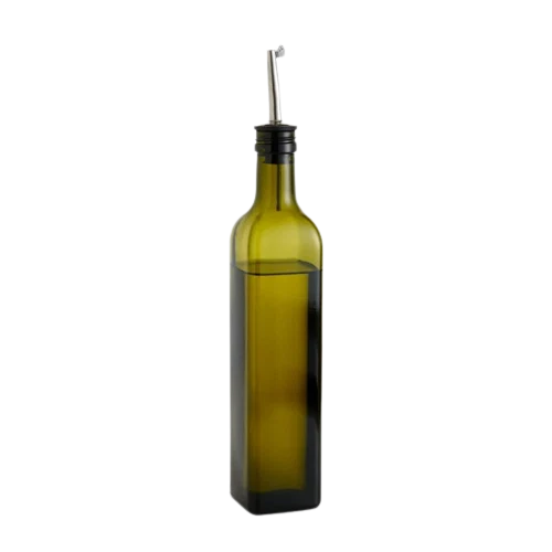 Enhanced HIC Fantes Cousin Matteo's Olive Oil Bottle with Pourer 17 oz. Elite