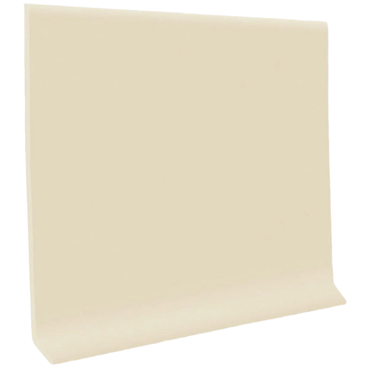 Clean Roppe Almond Self-Stick Vinyl Wall Cove Base 4 in. x 4 ft. Comfortable