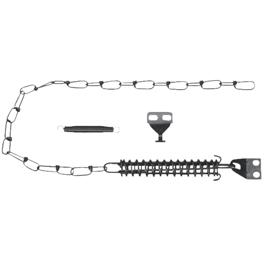 High-Grade National Hardware Black Door Stop Spring Chain Verified