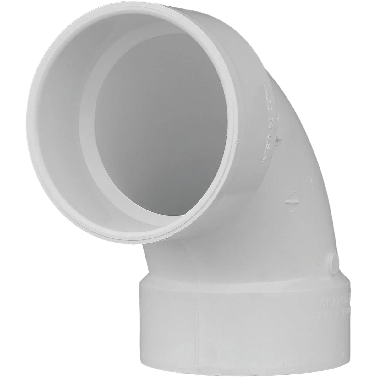 Dependable Charlotte Pipe Genova 90 deg. Sanitary Elbow Premium