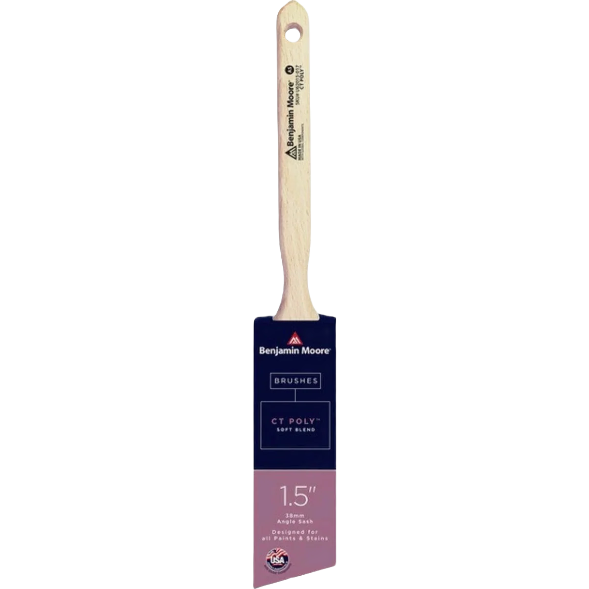 Top-Quality Benjamin Moore 1.5 Angle Sash Brush Comfortable