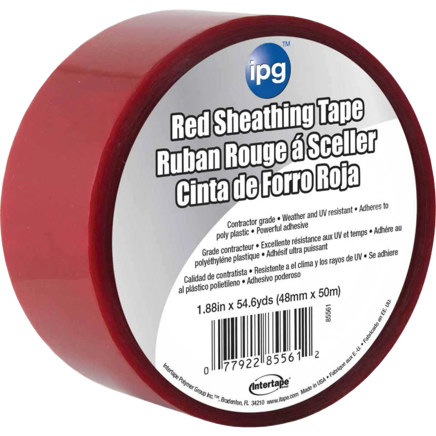 Sophisticated IPG Red Sheathing Tape 55 yd. Fashionable