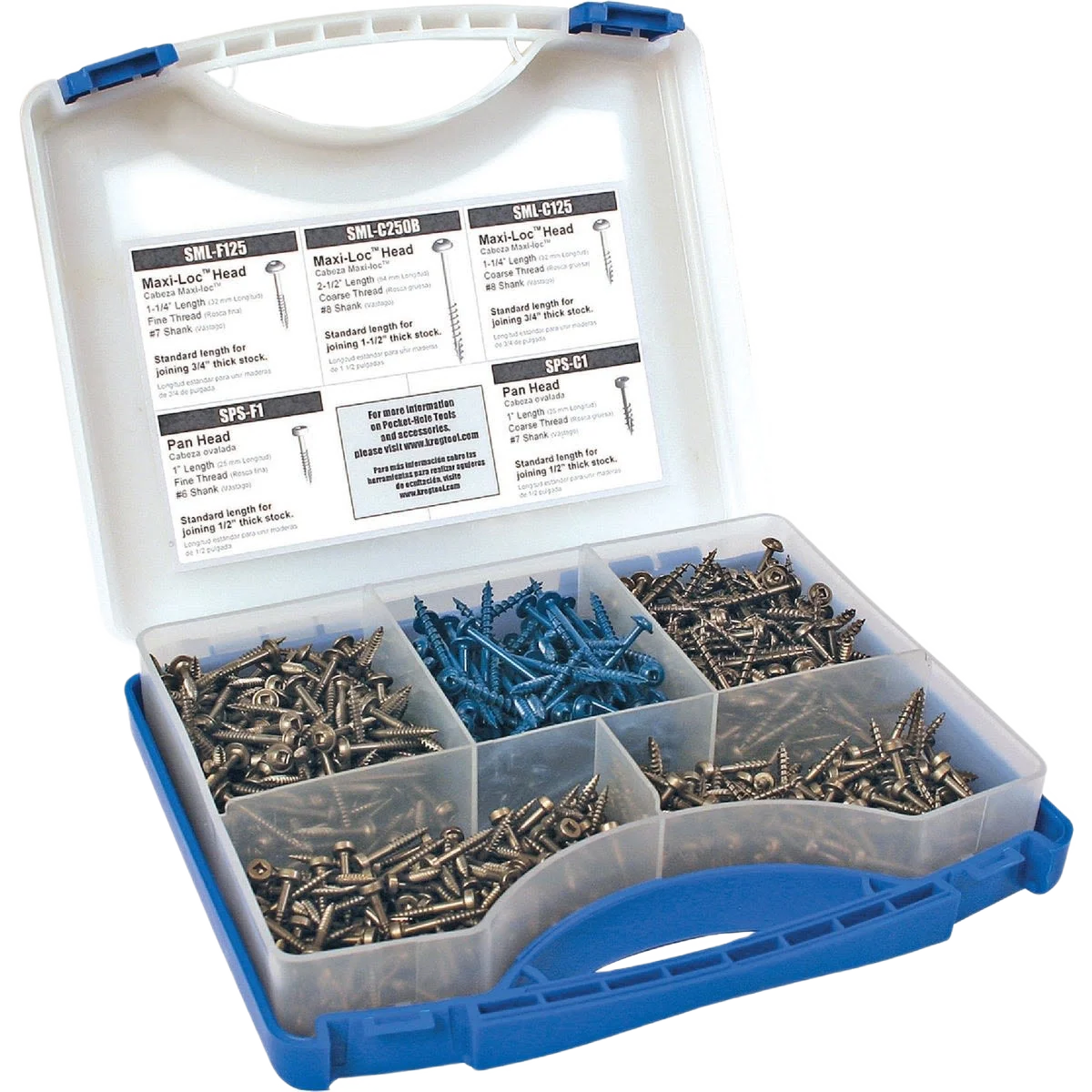 Practical Kreg Pocket Screw Repair Kit 675-Count Elegant
