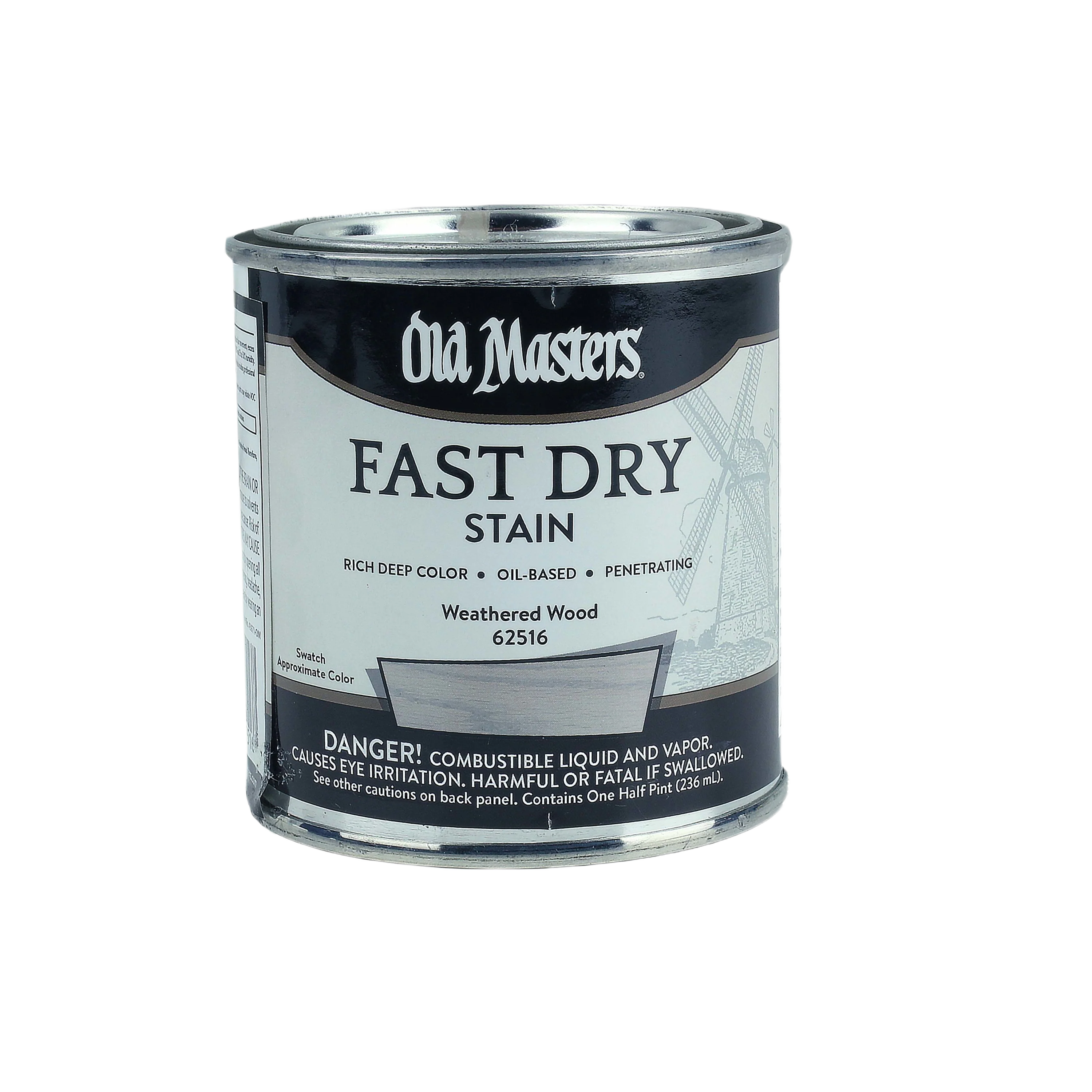 Exceptional Old Masters Weathered Wood Fast Dry Stain 1 2 Pint