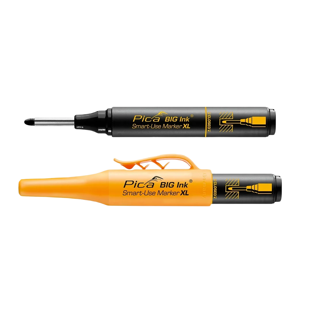 Expertly Made Pica BIG-Ink Smart-Use Marker XL Black Premium Material