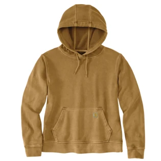 Detailed Carhartt Women's XL Brown French Terry Hooded Sweatshirt Responsible