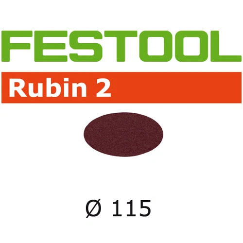 Powerful Festool 499089 Rubin 2 115mm P120 Disc Abrasives 50 ct Excellent