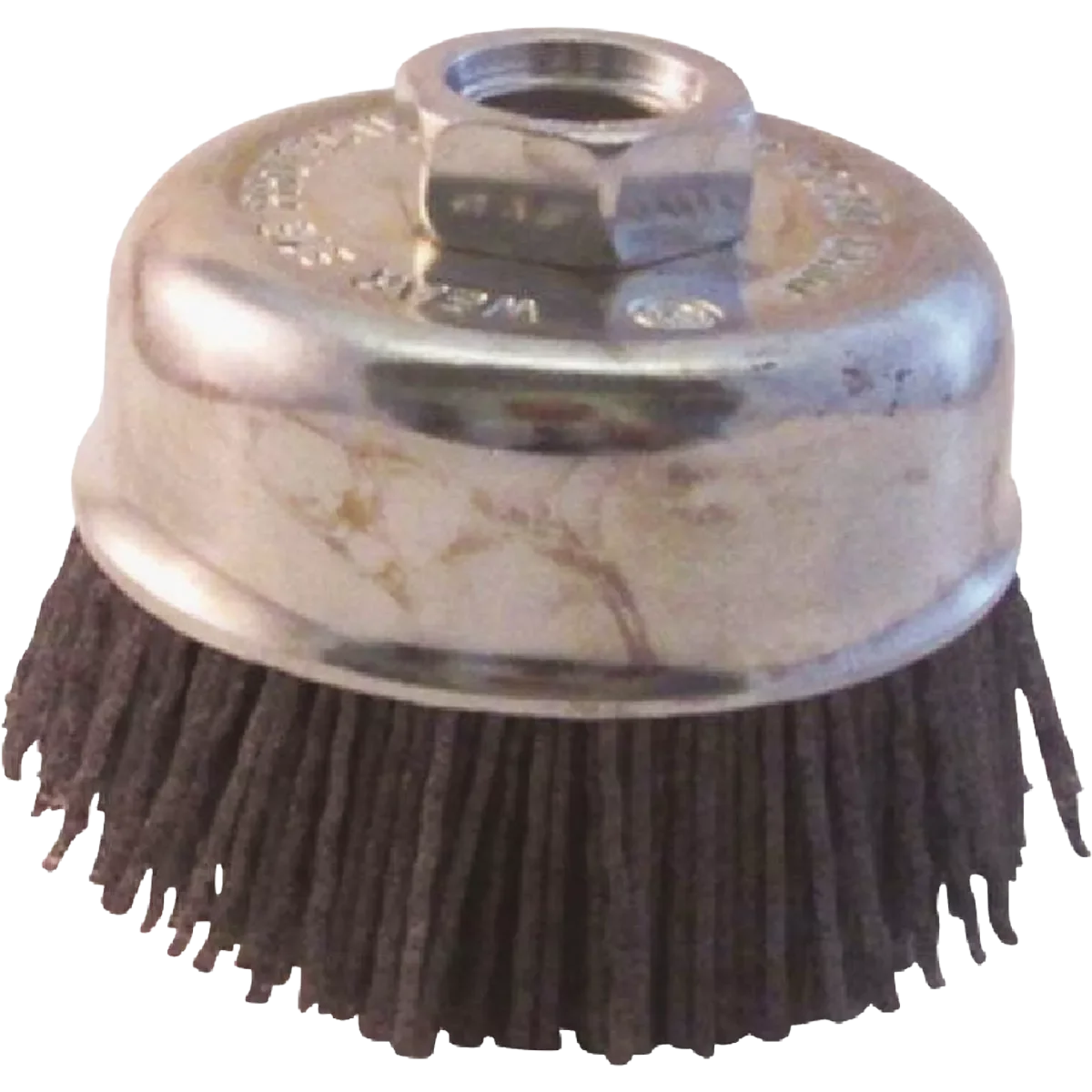 Selected Nyalox 3 x 5 8 in. Gray 80-Grit Nylon Course Cup Brush Official
