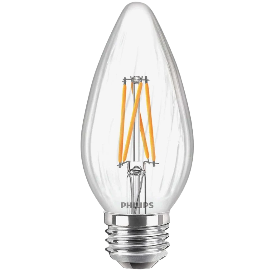 Proven Philips F15 Dimmable 60 W Equivalent LED Decorative Light Bulb Convenient