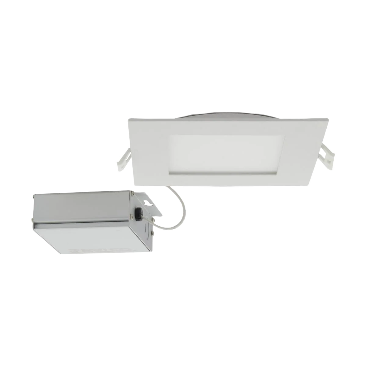 Dependable Satco 12 Watt Square Warm to Cool White LED Direct Wire Downlight with Remote Driver 6 Responsible