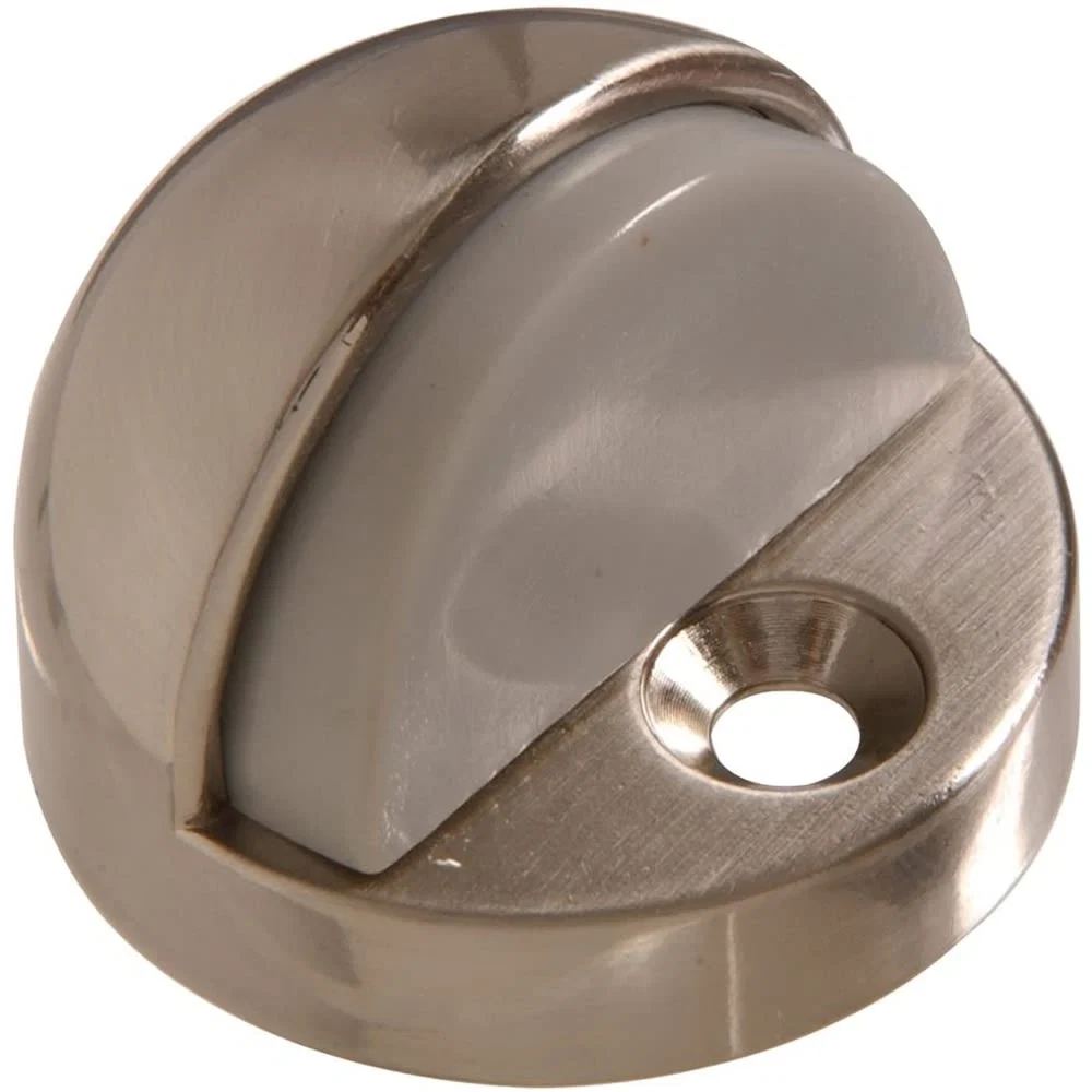 Responsible Hillman Satin Nickel High Dome Floor Door Stop Solid
