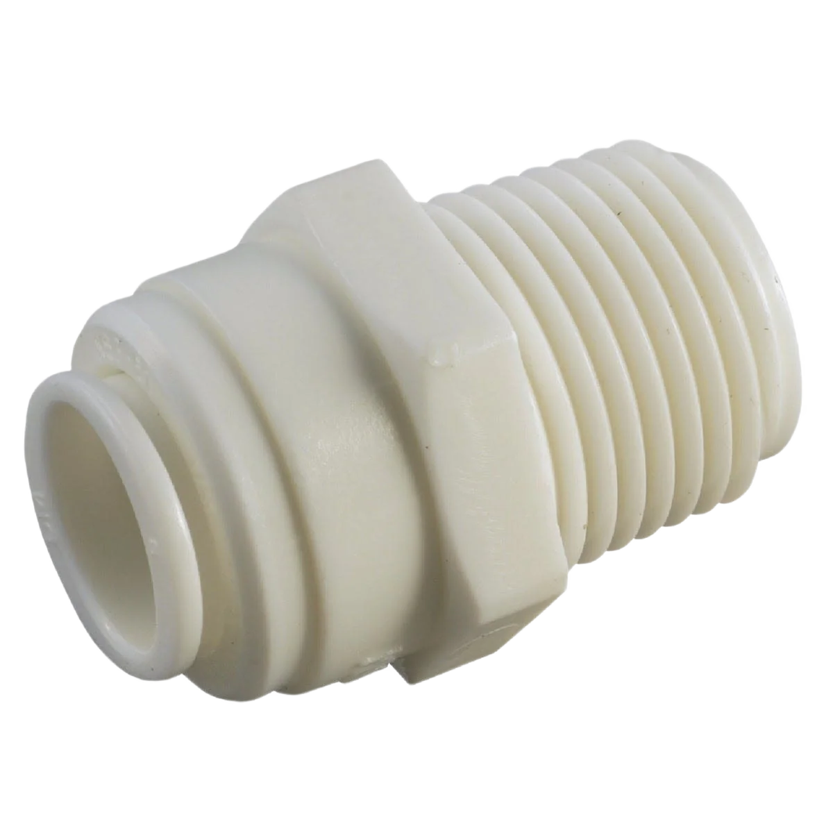 Solid Anderson Metals MPT Push-In Plastic Connector 3 8 In. x 3 8 In. Safe