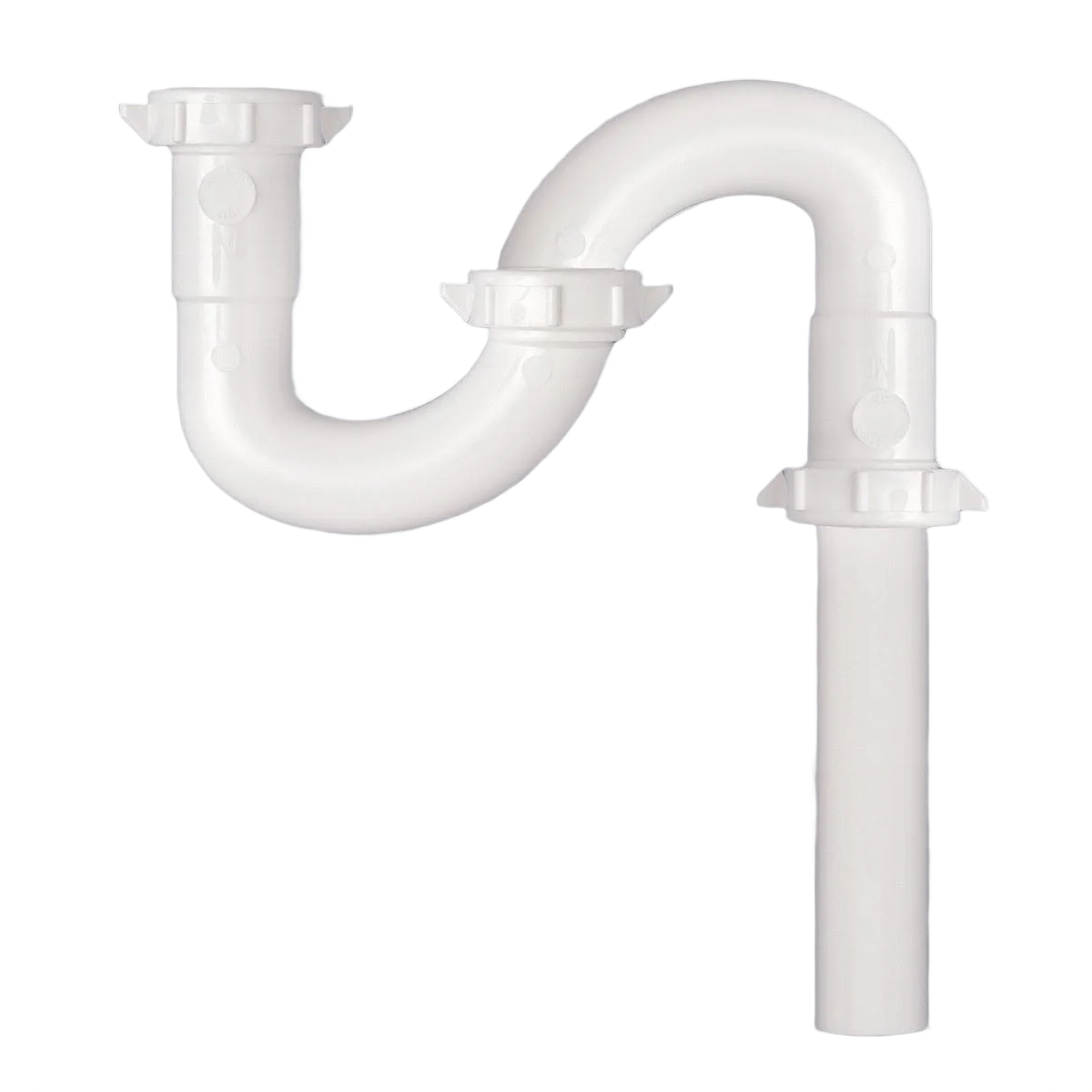 Enhanced Do it Plastic S-Trap 1-1 2 In. x 20-1 2 In. Fine