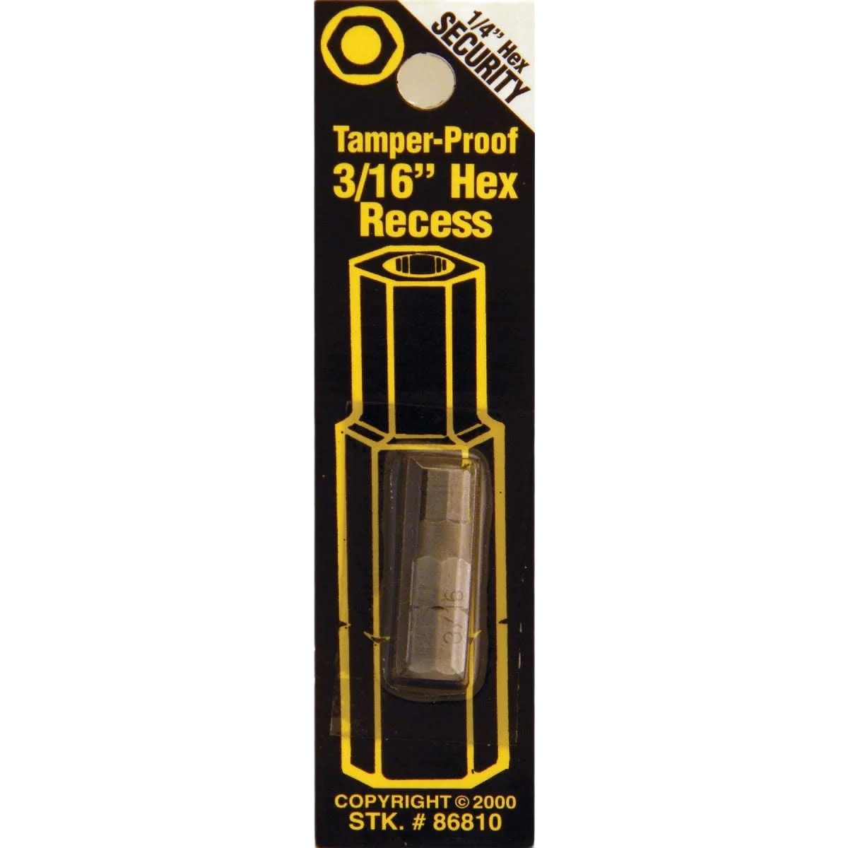 Convenient Way Tools 3 16 Tamper-Proof Hex Security Bit User-Friendly