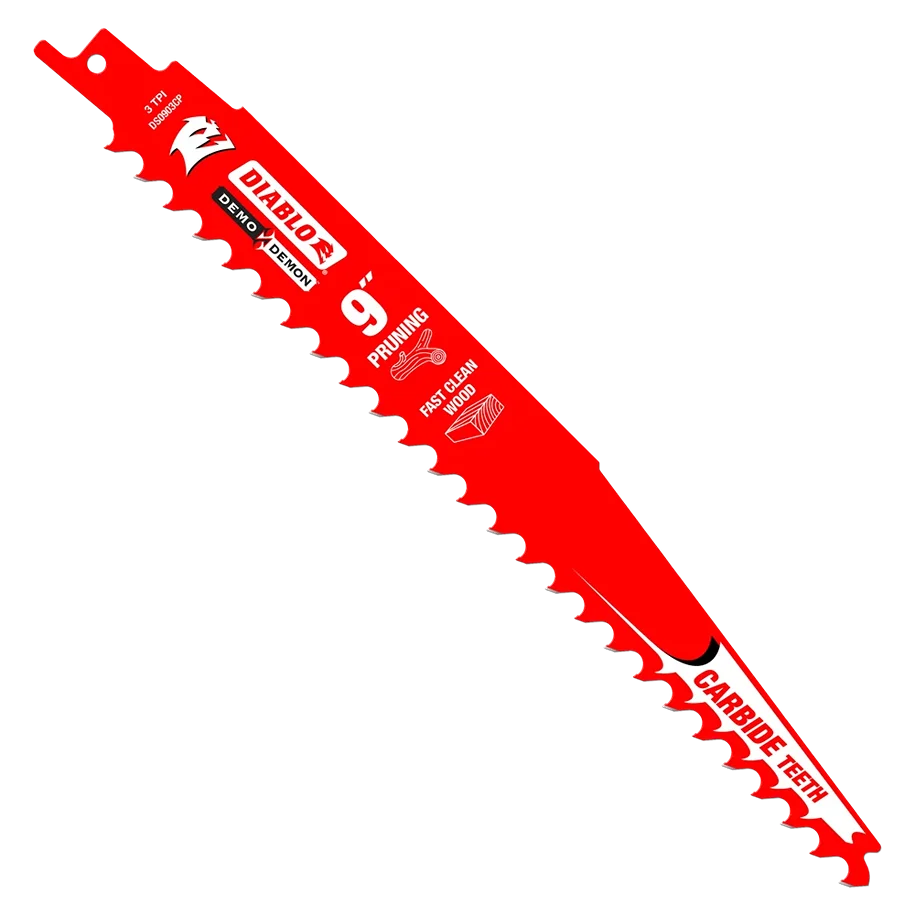 Effective Diablo 9-In. Carbide Tipped Pruning Clean Wood Saw Blade Dependable