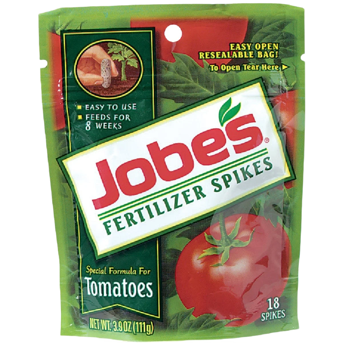 Smooth Jobe's Tomato and Vegetable Fertilizer Spikes 18-Pack Convenient