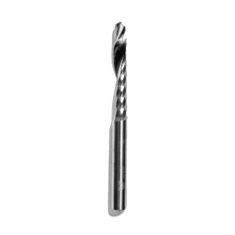 Official Shaper Tools frac14 X 1 frac12 Up-Spiral O-flute Router Bit Solid