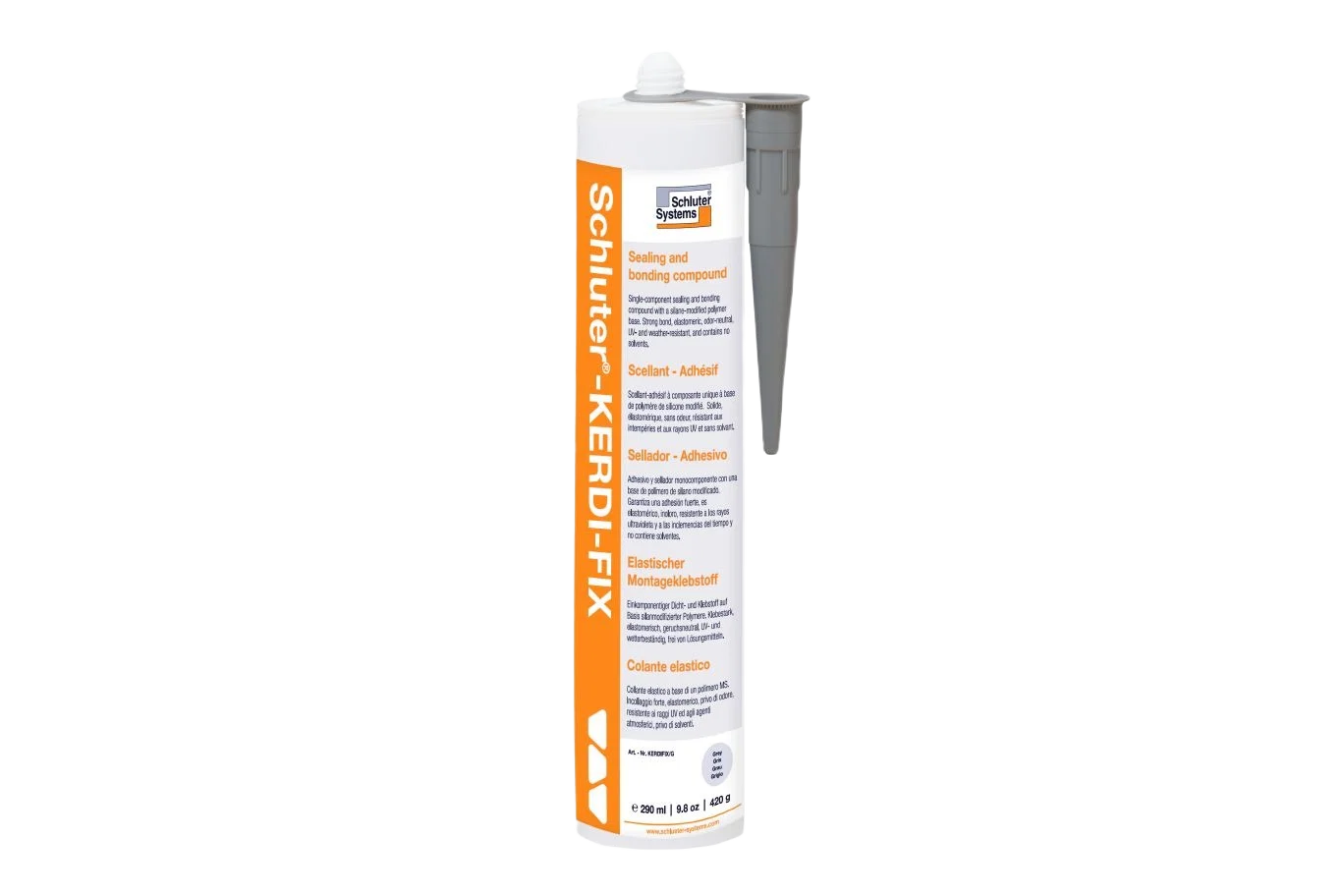 Reusable Schluter Kerdi Fix Gray KERDIFIX G Organic