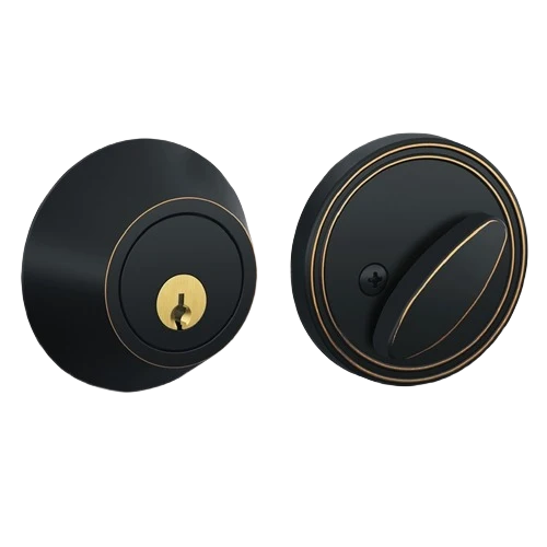 Trusted Dexter Single Cyl. Deadbolt Aged Bronze Pure