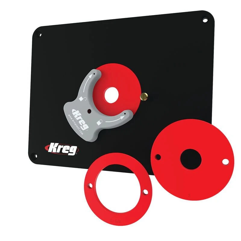 Durable Kreg Precision Router Table Insert Plate Predrilled for Porter Cable Bosch Efficient