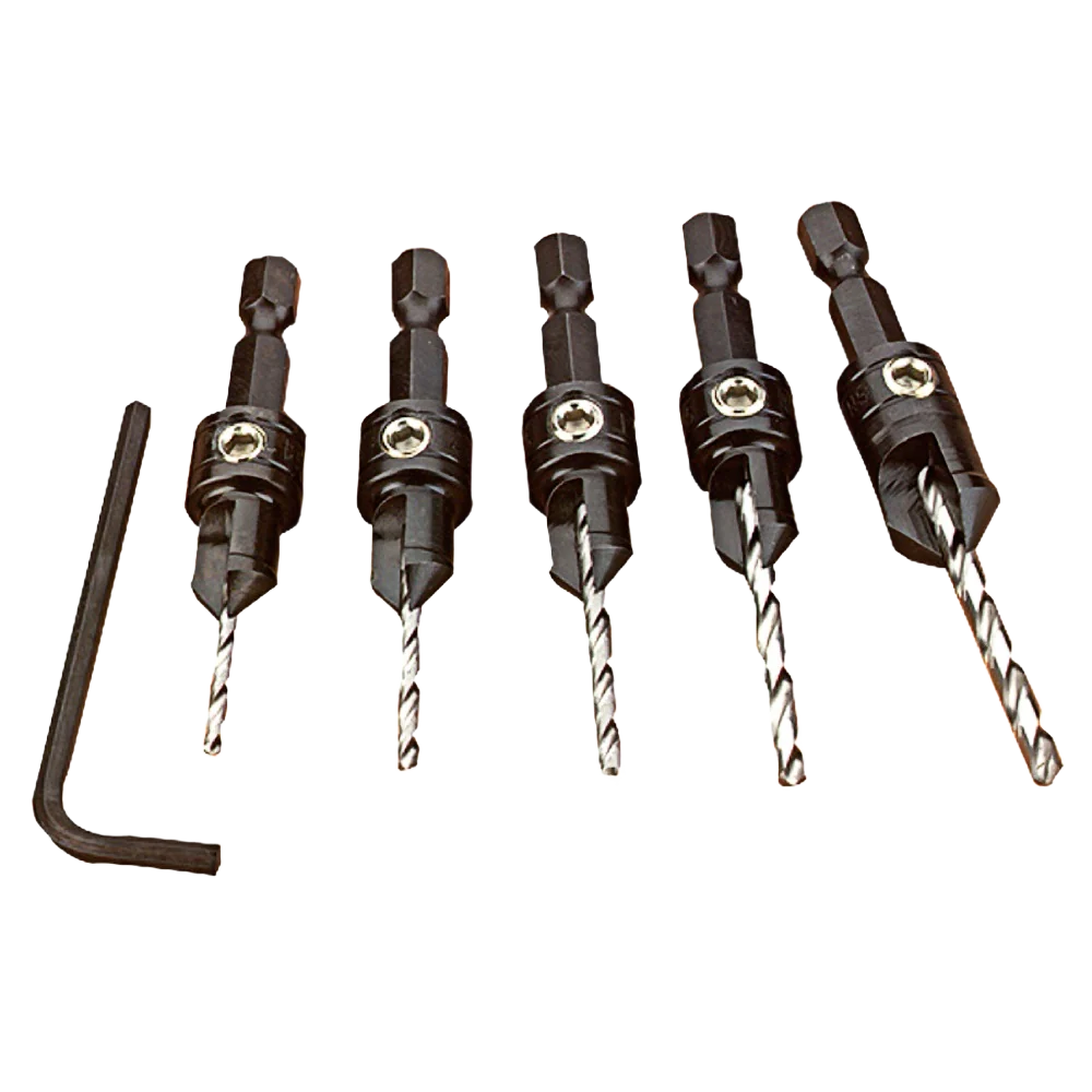 Premium Material Snappy Tools 5 Pc. Countersink Set Excellent