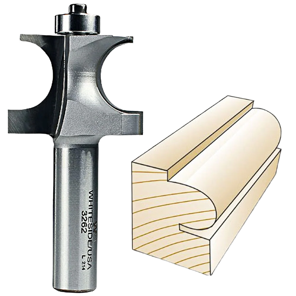 Professional Whiteside 3262 Edge Beading Bit 1 2 in. SH x 3 4 in. BD User-Friendly