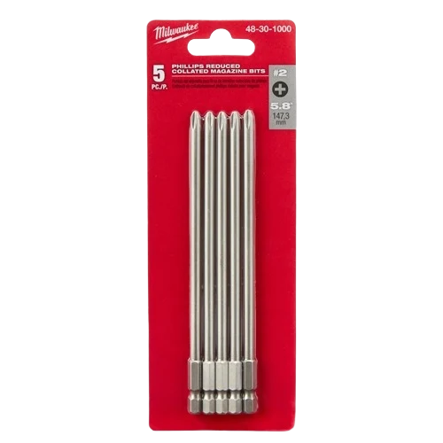 Convenient Milwaukee 5 8 2 Phillips Reduced Collated Magazine Bits 5-Pack Sustainable