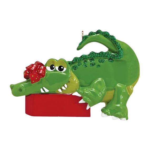Easy-to-Use Rudolph Me Personalized Christmas Alligator Ornament Crafted