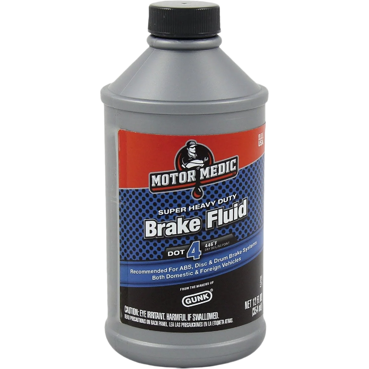 Unique MotorMedic Super Heavy-Duty Dot 4 Brake Fluid Environmentally Friendly