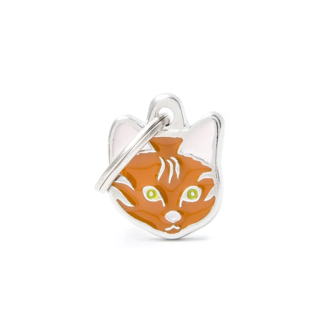 Healthy MyFamily Friends Red European Cat Pet Tag Trusted