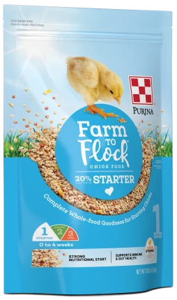 Relaxed Purina Farm to Flock® Starter Food Exceptional