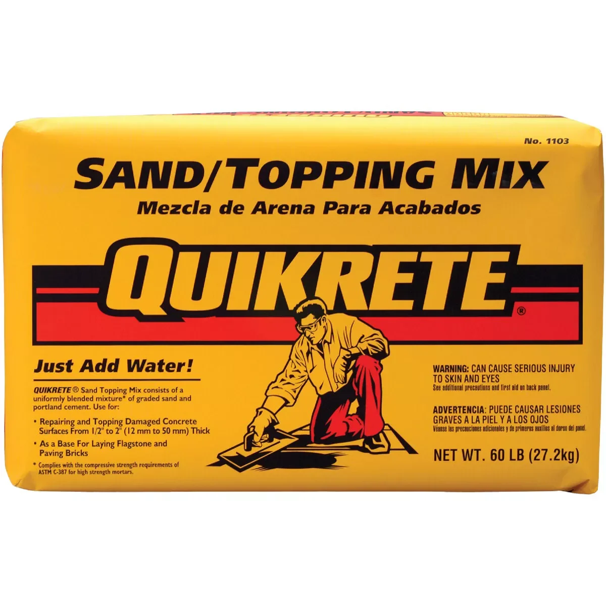 World-Class Quikrete 60 Lb. Sand Topping Mix Elegant