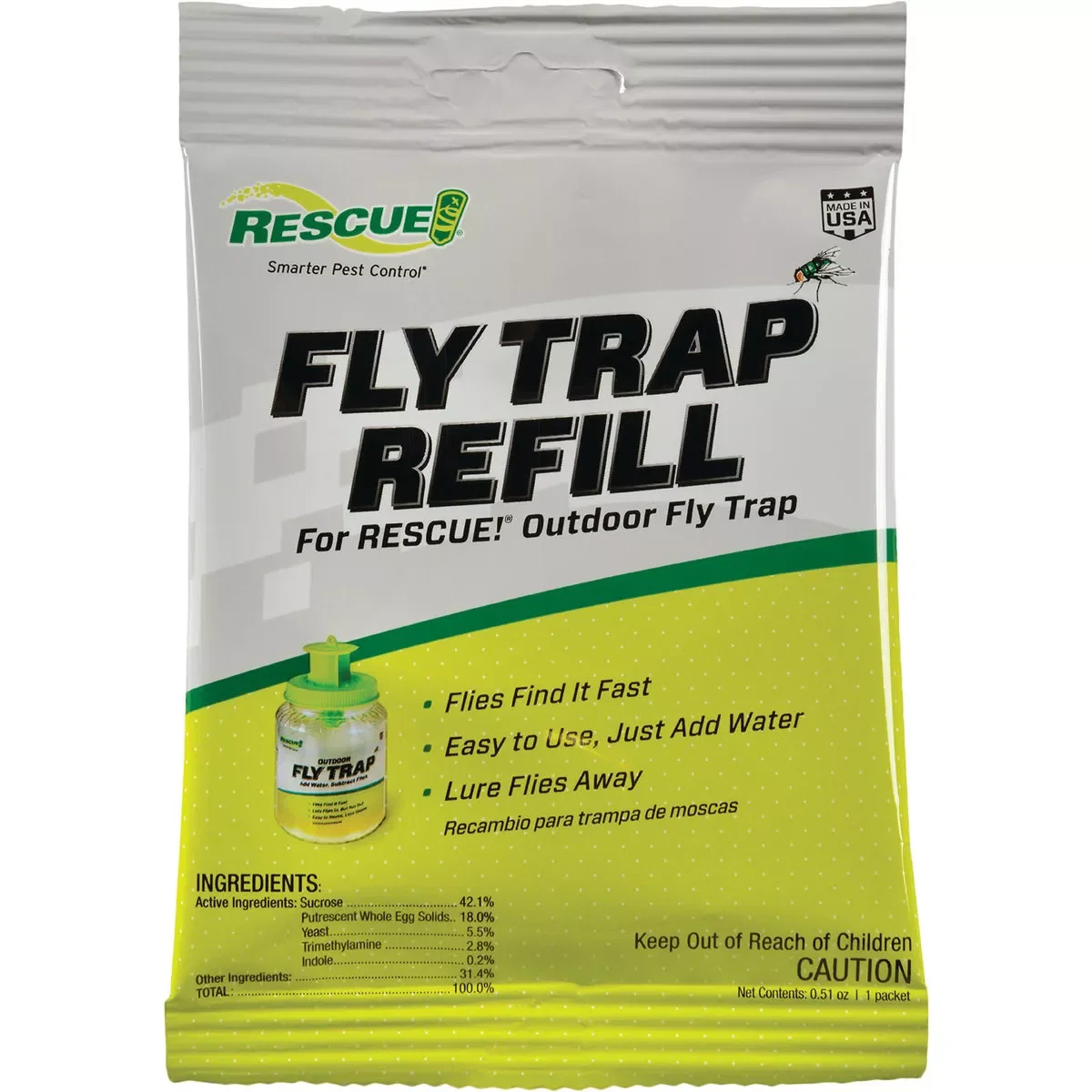 Smooth Rescue 0.51 Oz. Granular Outdoor Fly Bait Practical
