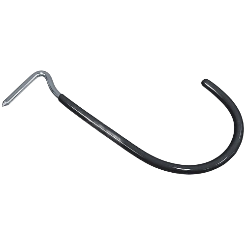 Fine Hillman Curved Drive Hook- Black Vinyl Coated Proven