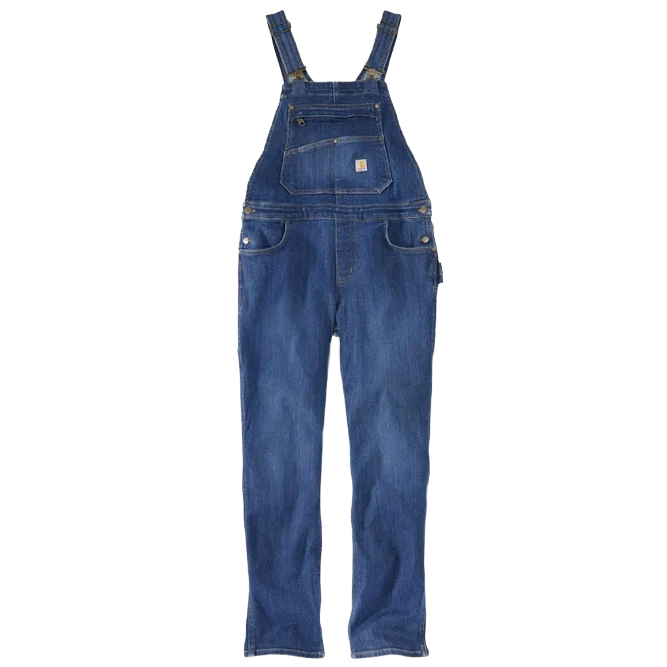 Next-Generation Carhartt Women's Arches XL Denim Bib Overall Genuine