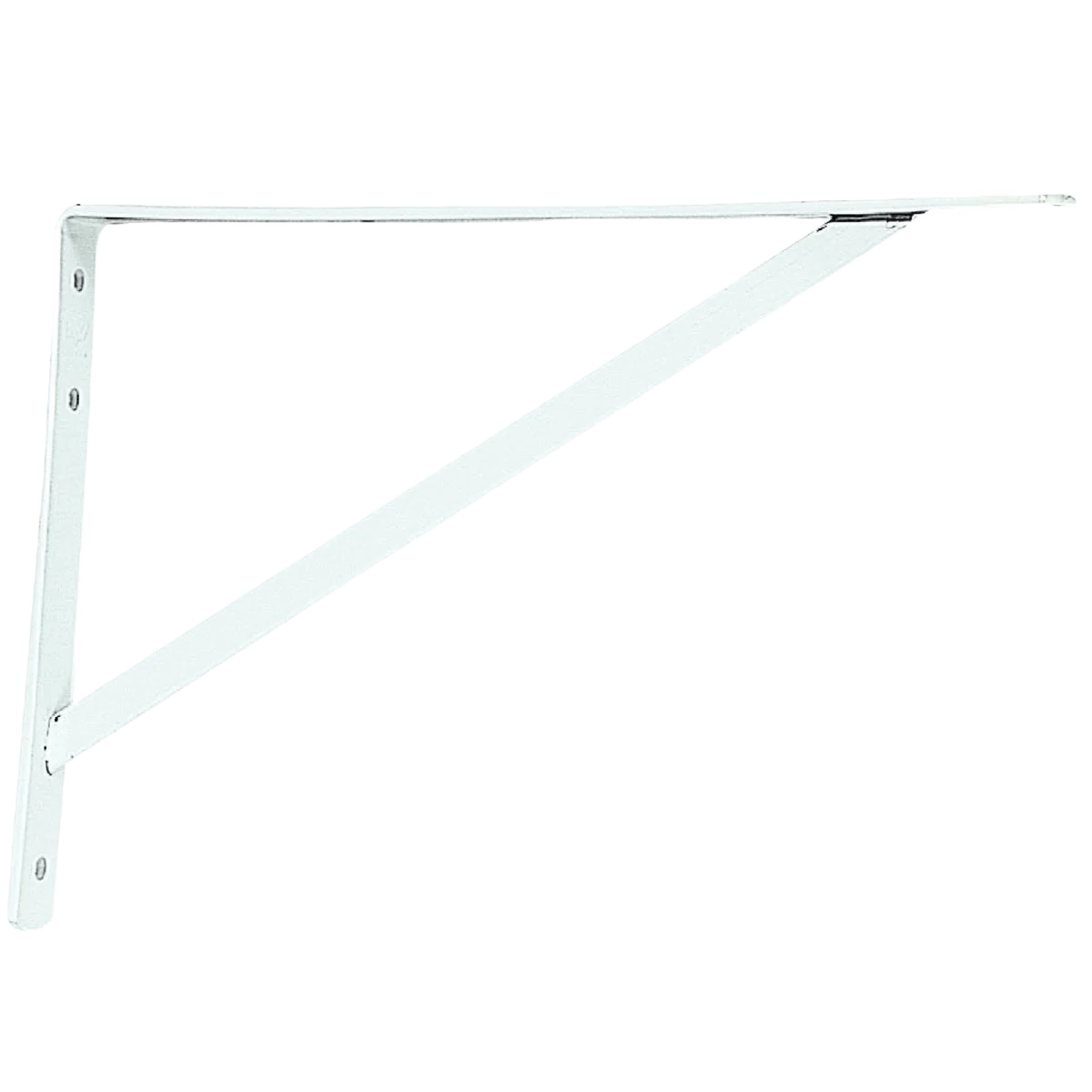 Durable Knape Vogt 208 Series White L-Bracket 16 In. D x 10 In. H Original
