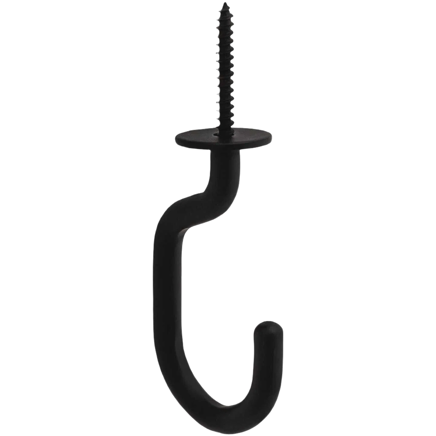 Proven National Hardware 32 Black Steel Modern Ceiling J-Hook Plant Hanger High-End